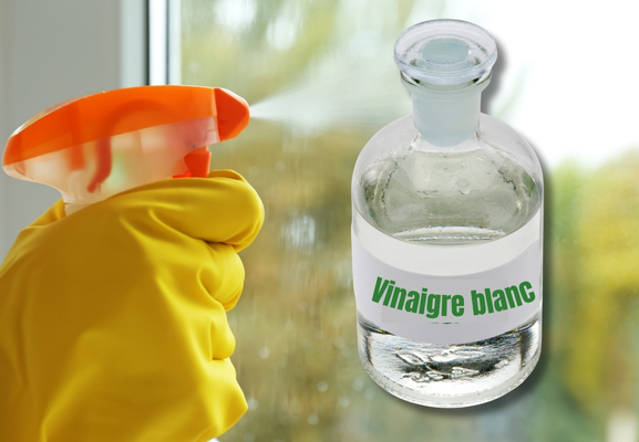 nettoyage vitre vinaigre blanc